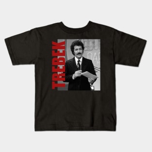 Alex Trebek - Retro Aesthetic Fan Art Kids T-Shirt